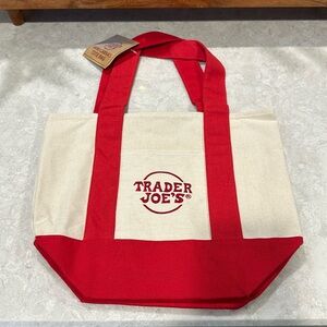 Trader Joe’s Mini Red Tote NWT